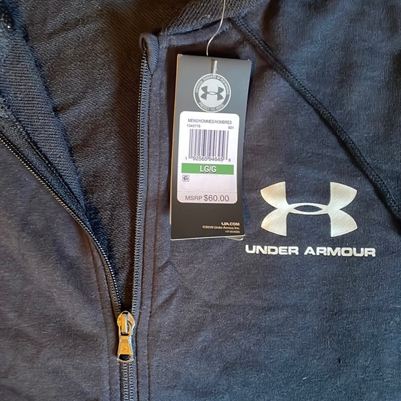 Men’s Under Armour Zip Up Sweatshirt Hoodie - Picture 2 of 2